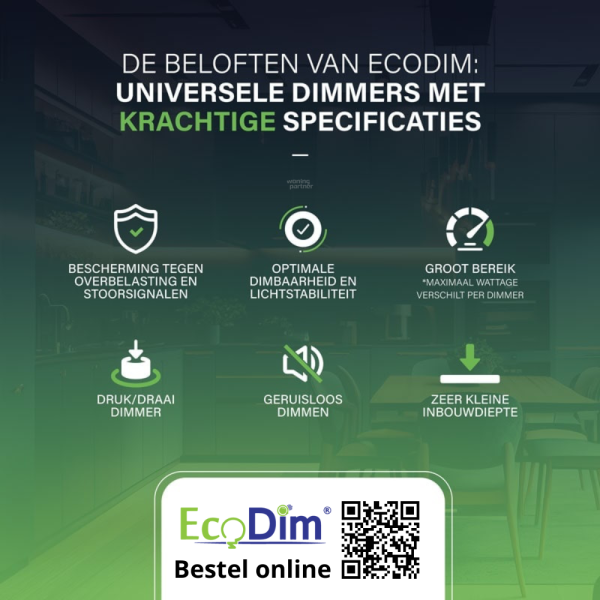 EcoDim LED-assortiment kernwaarden en online bestellen mogelijkheid