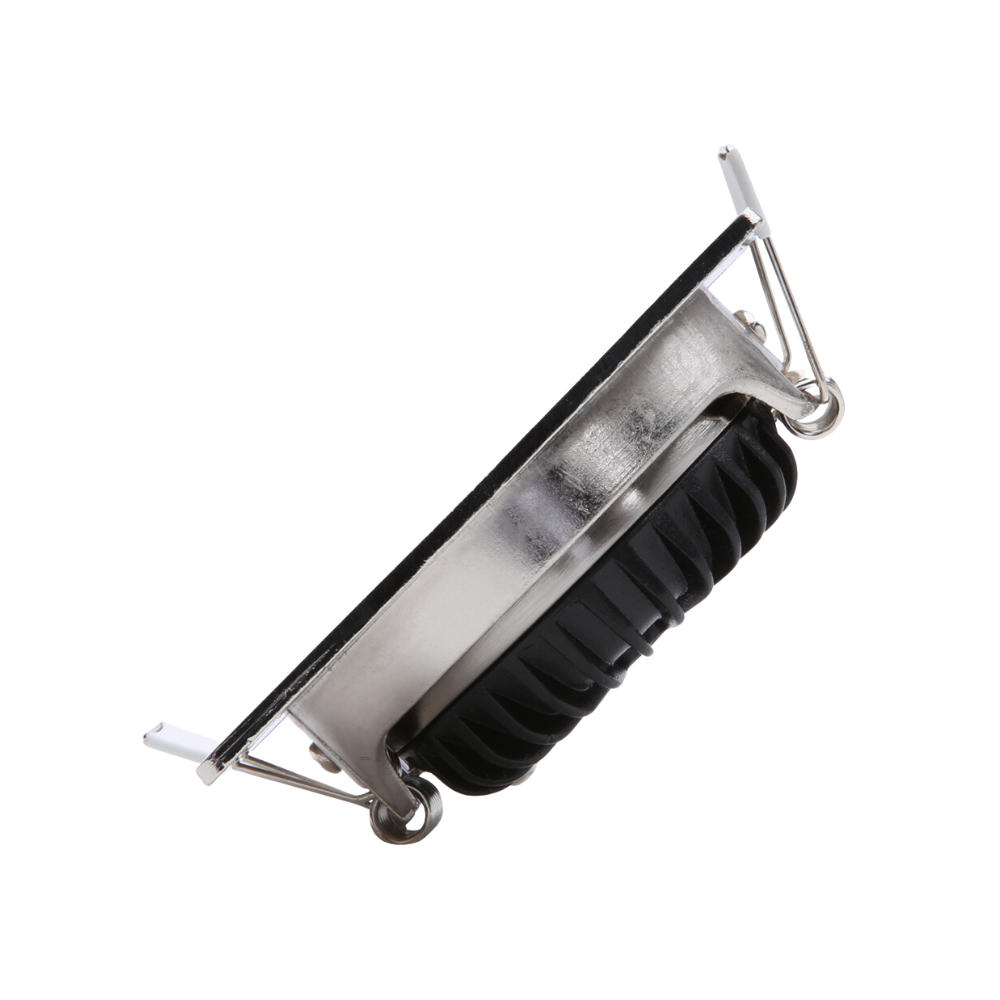 ED-10030 Led inbouwspot kleine inbouwdiepte IP54 warm wit, rond, geb. nikkel, 75mm - Afbeelding 4