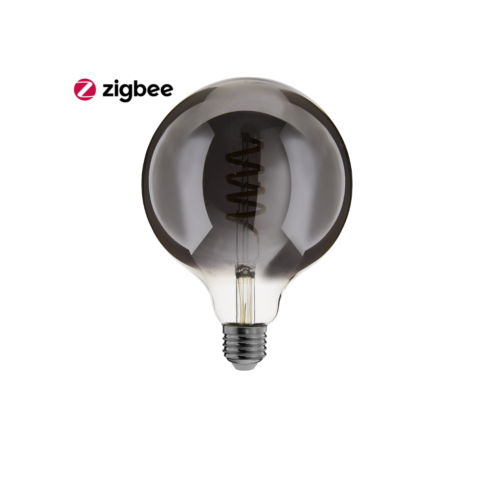 EcoDim Zigbee LED-Filamentlamp G125 | E27 Smokey | Dimbaar 2000K-4000K