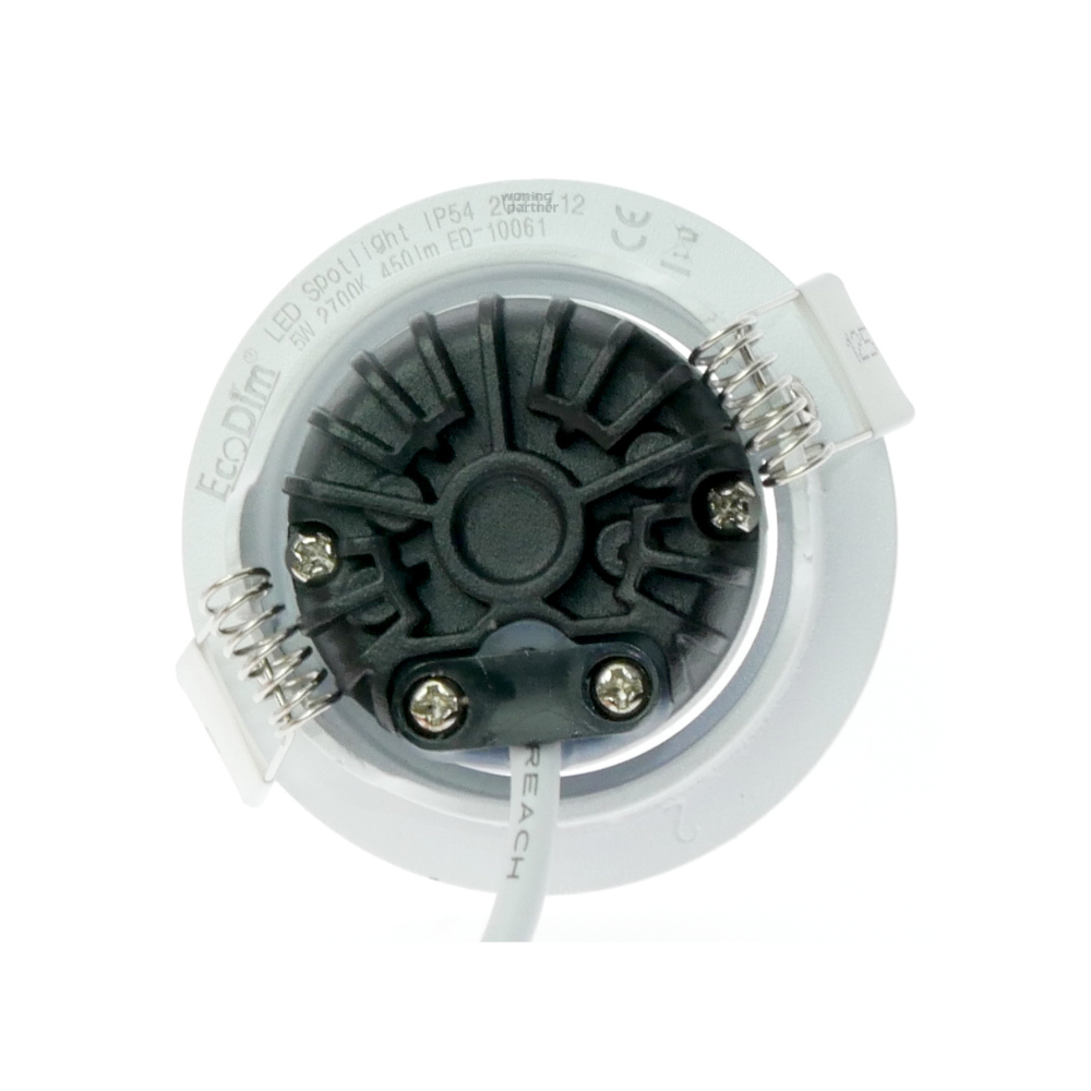 ED-10058 Led inbouwspot kleine inbouwdiepte IP54 dim to warm, rond, wit, 55mm - Afbeelding 8