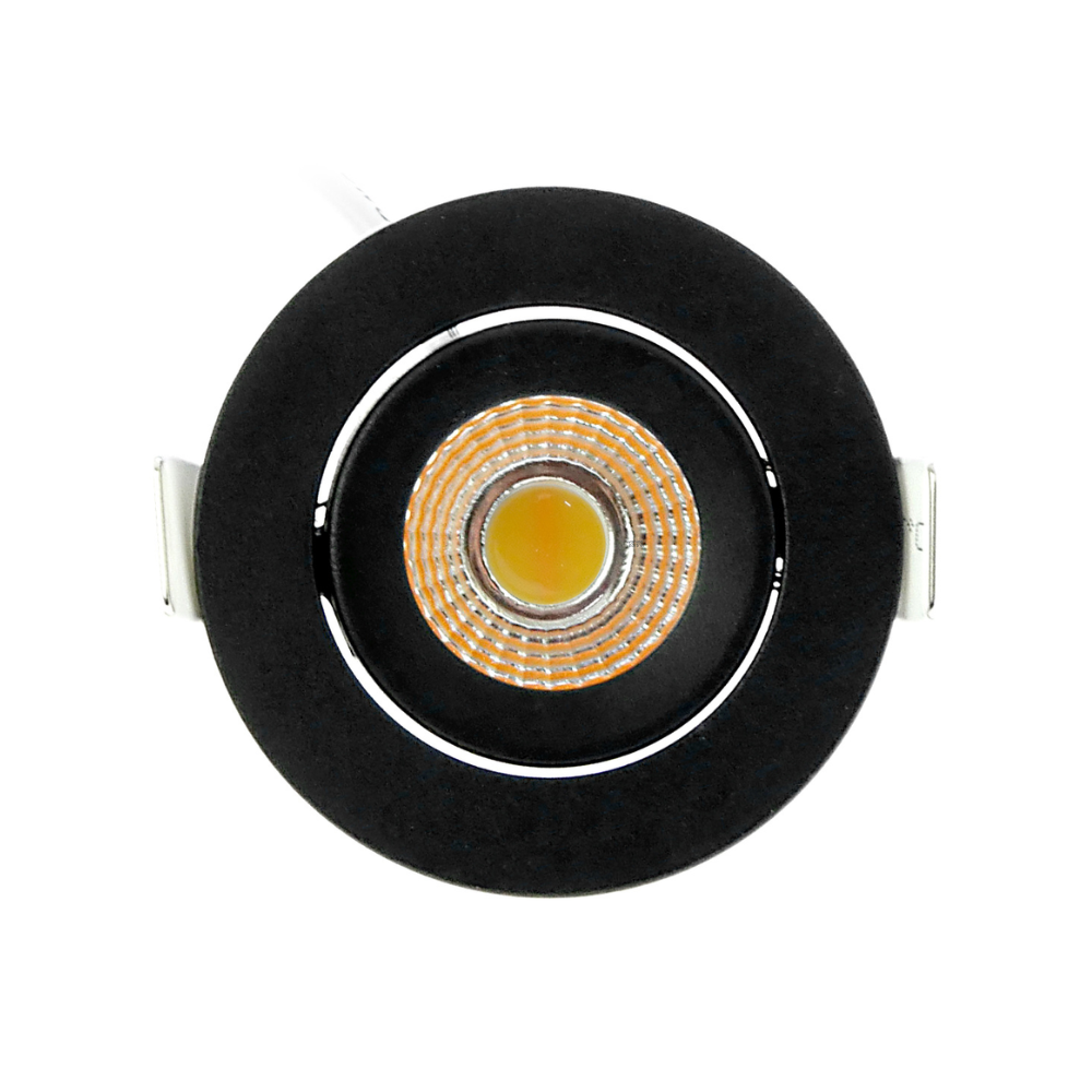 ED-10060 Led inbouwspot kleine inbouwdiepte IP54 dim to warm, rond, zwart, 55mm - Afbeelding 6