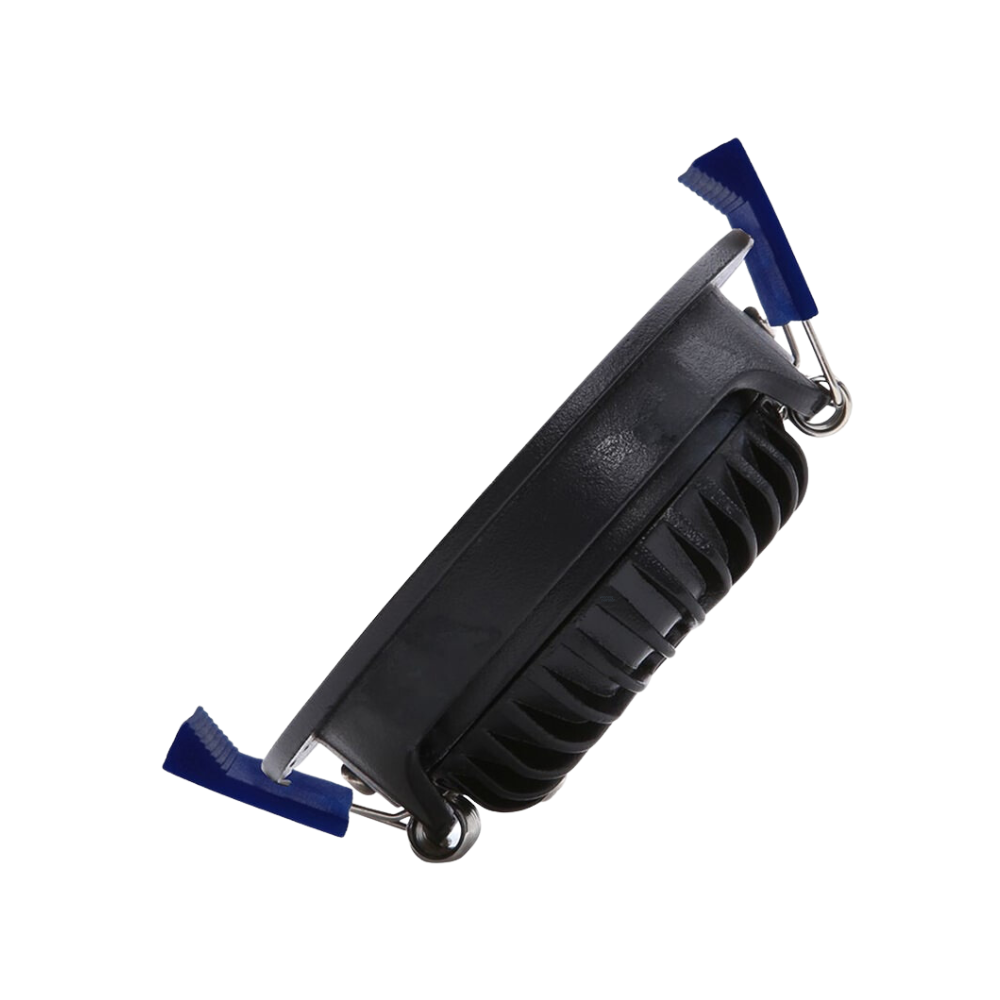 ED-10082 Led inbouwspot kleine inbouwdiepte IP54 2700K/3000K/4000K rond, zwart, 75mm - Afbeelding 6