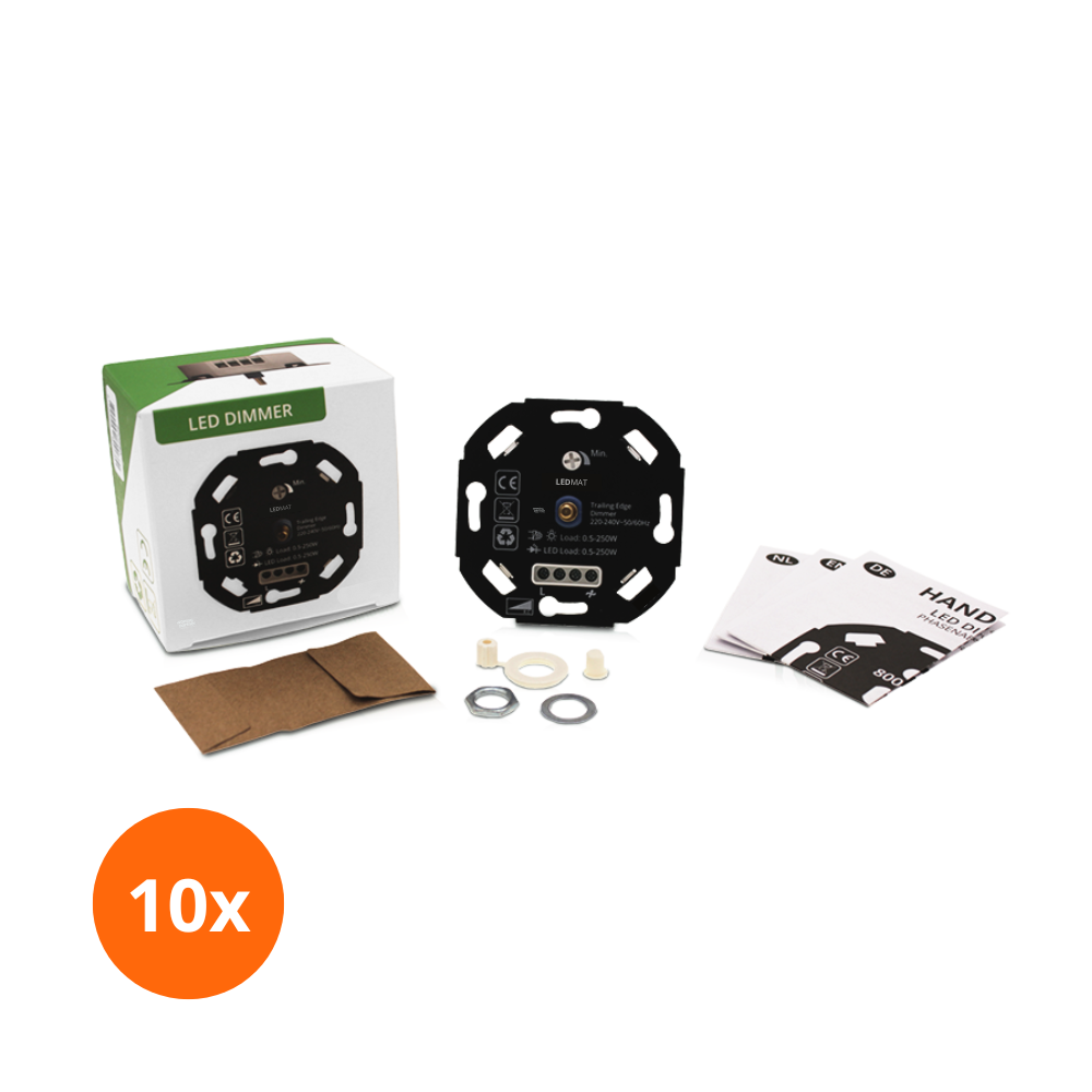 LED-dimmer universeel LEDMAT LD0610 | 0.5-250W | 10-pack - Afbeelding 6