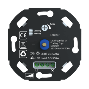 LEDMAT_LED dimmer LD08_500W_Fase-af-en-aansnijding