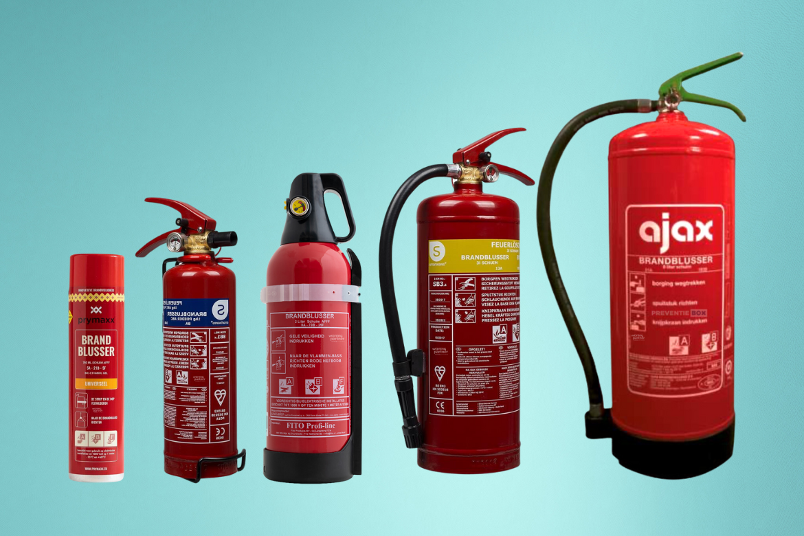 Brandblusser assortiment