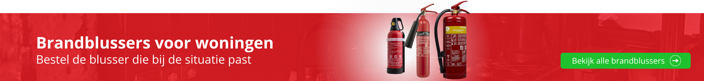 Brandblussers voor woningen online bestellen bij Woningpartner
