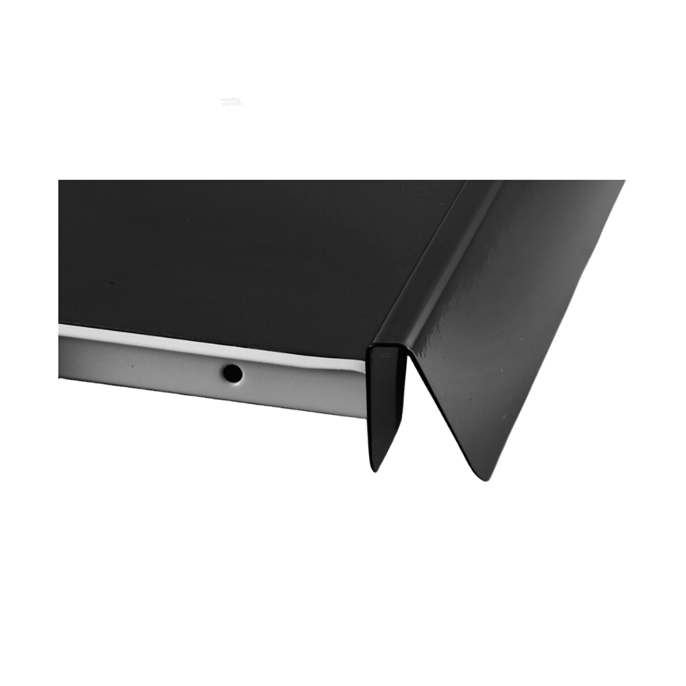 Nedco combirand aluminium met werkblad luxe zwart | 603.007.01 - Afbeelding 3