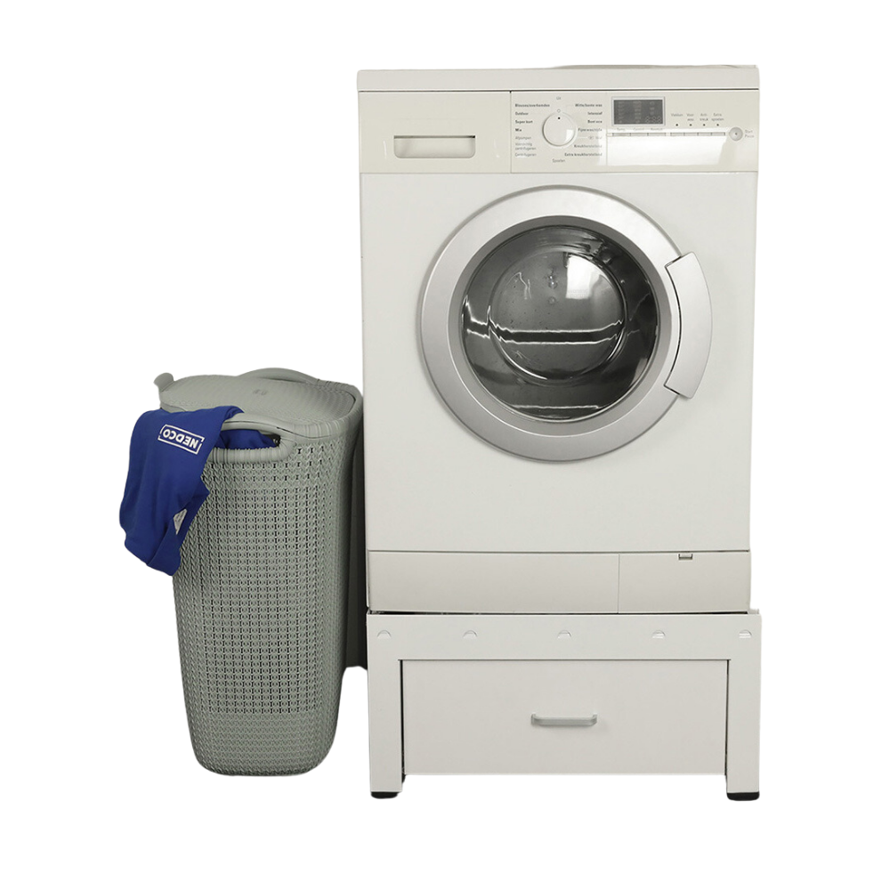 Nedco wasmachine/droger verhoger verstelbaar 'Bold' met houten lade | 606.021.00 - Afbeelding 8