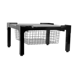 Nedco wasmachine/droger verhoger stevig met mand 'Heavy Bold' | 606.014.01 | Zwart