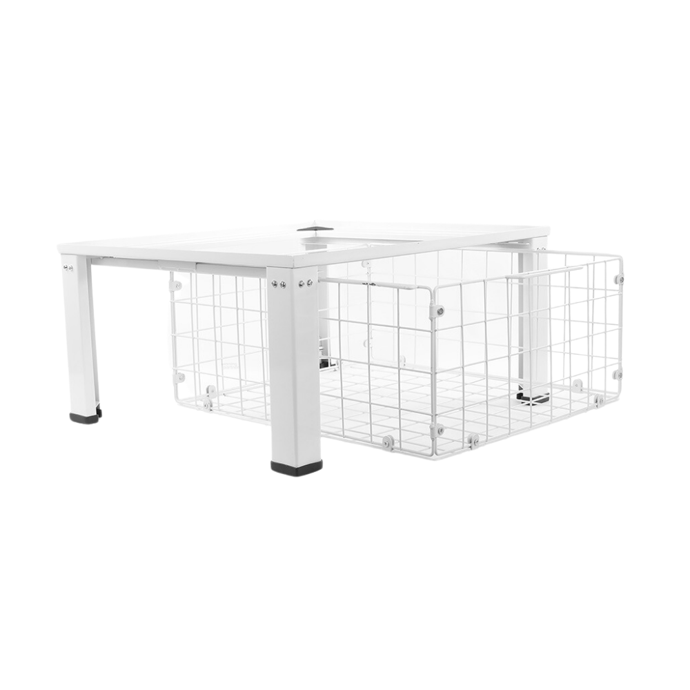 Nedco wasmachine/droger verhoger met draadmand verstelbaar | 606.006.00 - Afbeelding 2