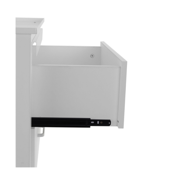 Nedco witgoedverhoger met 2 lades en werkblad. Lade uitgeschoven Nedco witgoedverhoger met 2 lades en werkblad. Lade uitgeschoven