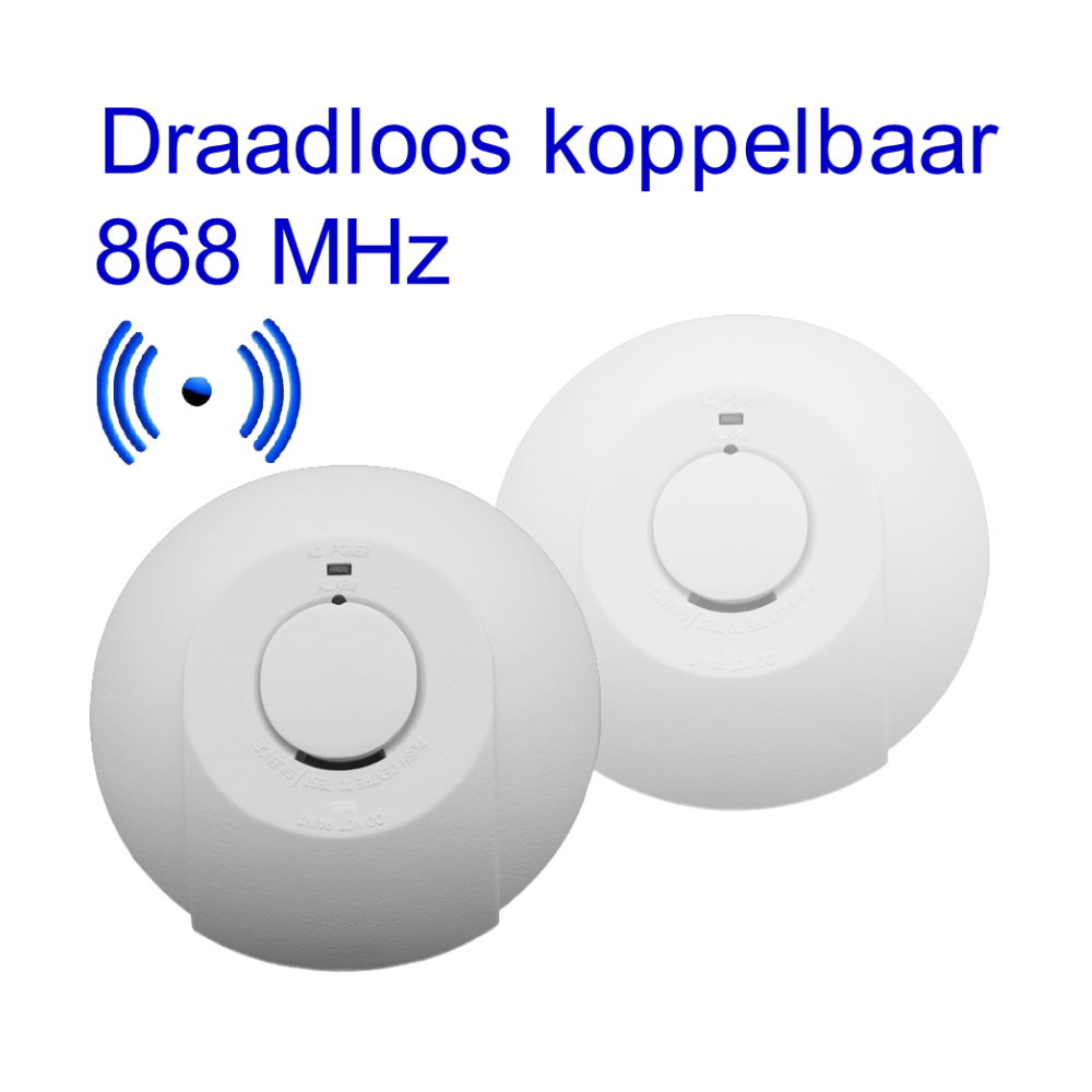 FIT-230RF Fito 230volt rookmelder | Draadloos koppelbaar - Afbeelding 6