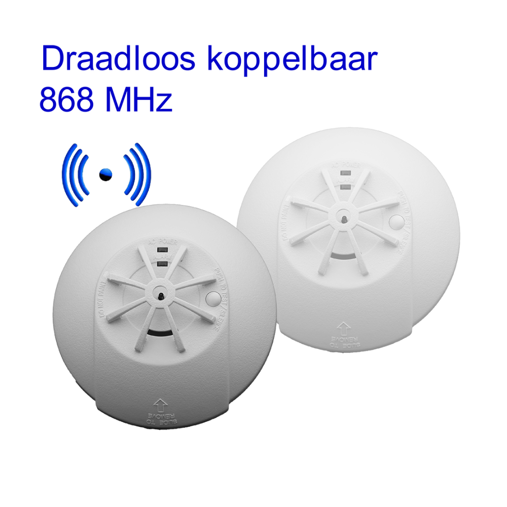 FIT-230RF Fito 230volt rookmelder | Draadloos koppelbaar - Afbeelding 7