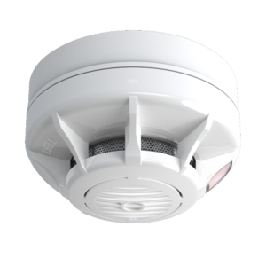 ASD 10Q Fito optische rookmelder. Vrij op te hangen conform de NEN-14604. In iedere ruimte werkende rookmelders.