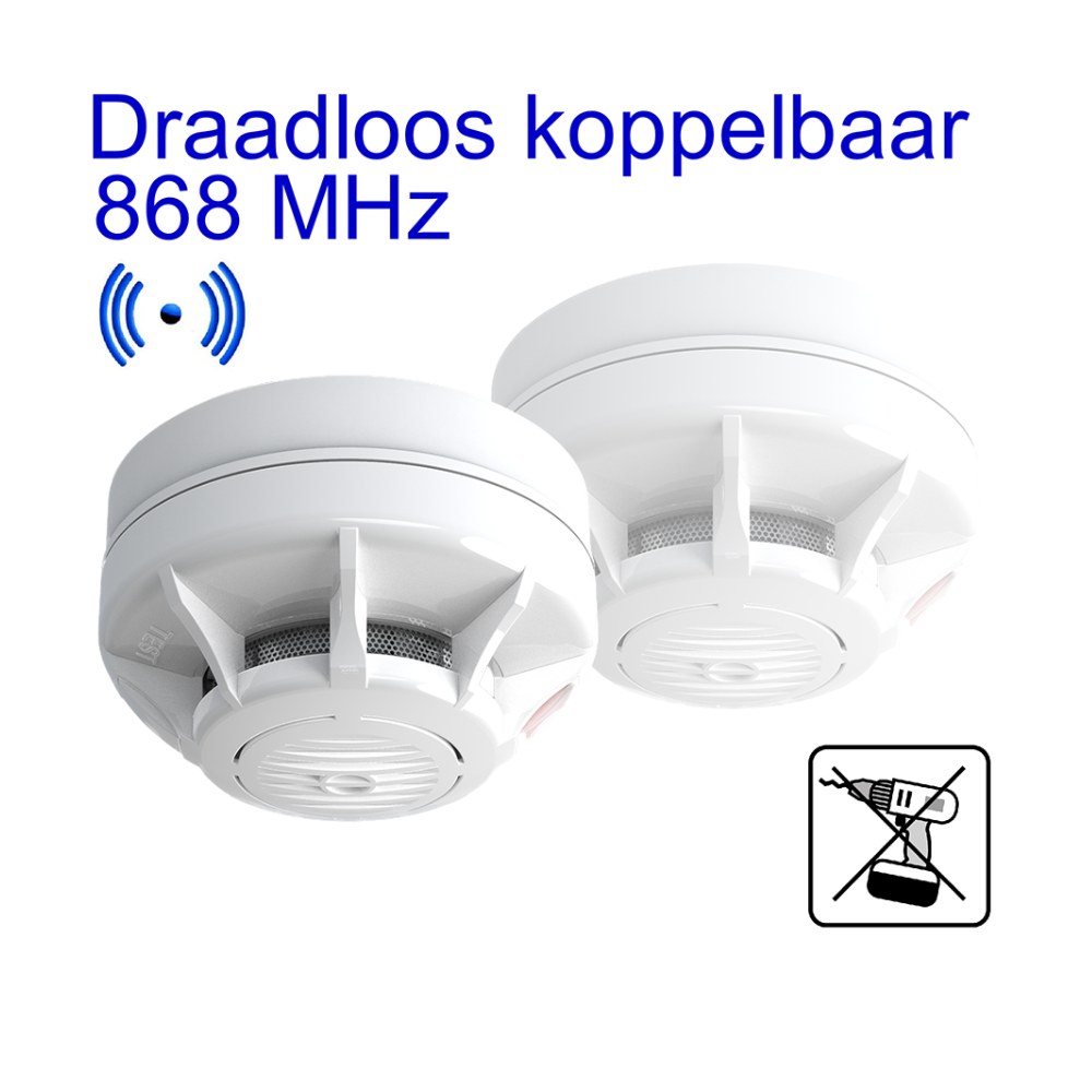 ASD 10QR Fito koppelbare rookmelder - Afbeelding 5