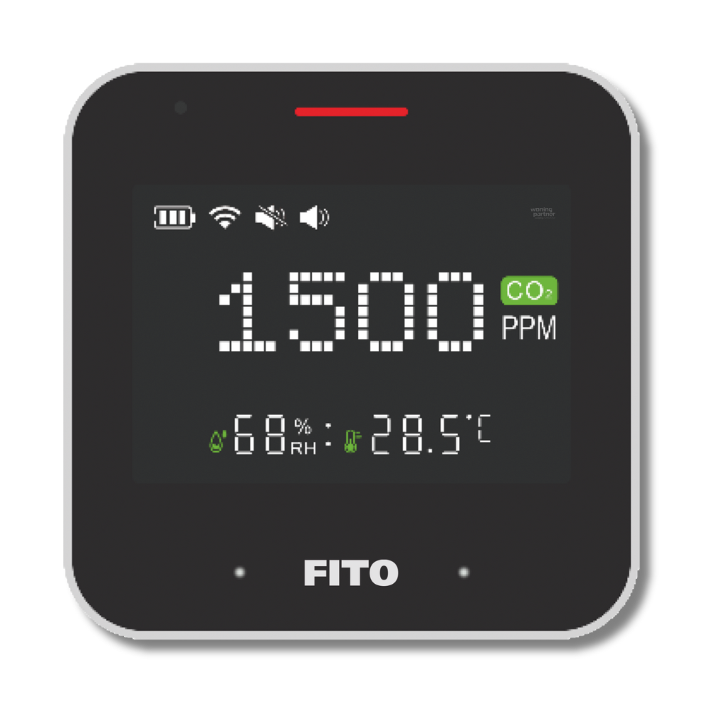 CO2-O2 Fito CO2 melder - Luchtkwaliteitsmeter - Afbeelding 4