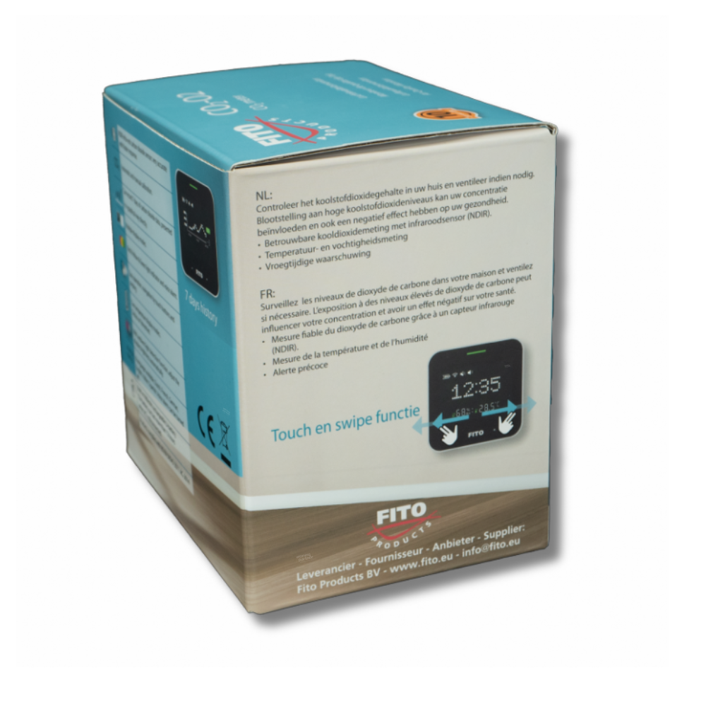 CO2-O2 Fito CO2 melder - Luchtkwaliteitsmeter - Afbeelding 7