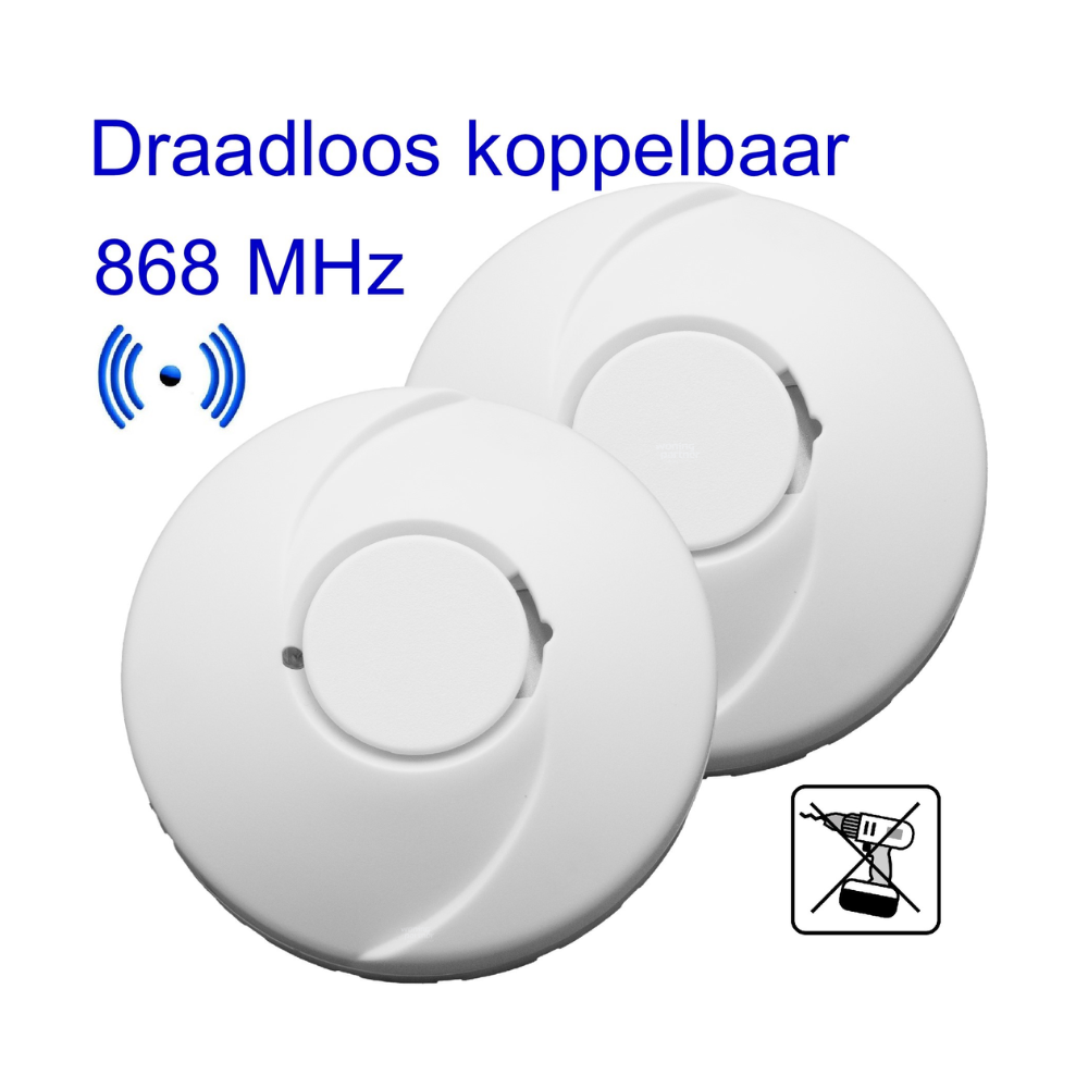FIT 10YRF Fito rookmelder draadloos koppelbaar | 10 jaar - Afbeelding 2