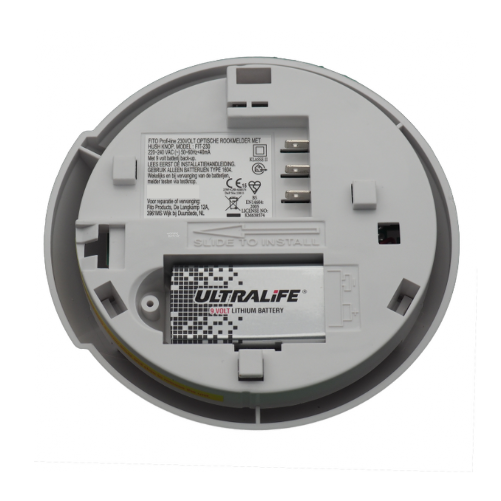 FIT-230RFL Fito 230volt rookmelder | Draadloos koppelbaar 10 jaar - Afbeelding 4