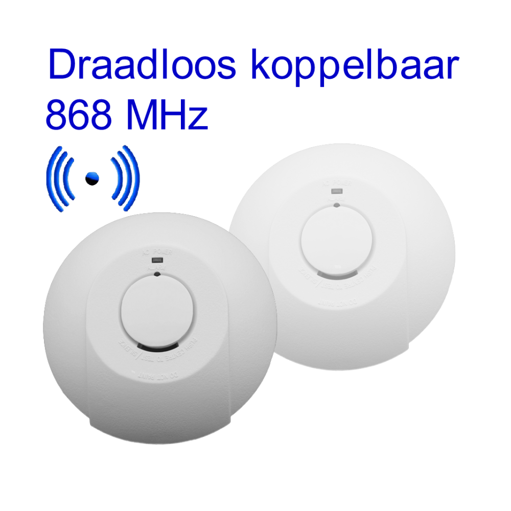 FIT-230RFL Fito 230volt rookmelder | Draadloos koppelbaar 10 jaar - Afbeelding 3