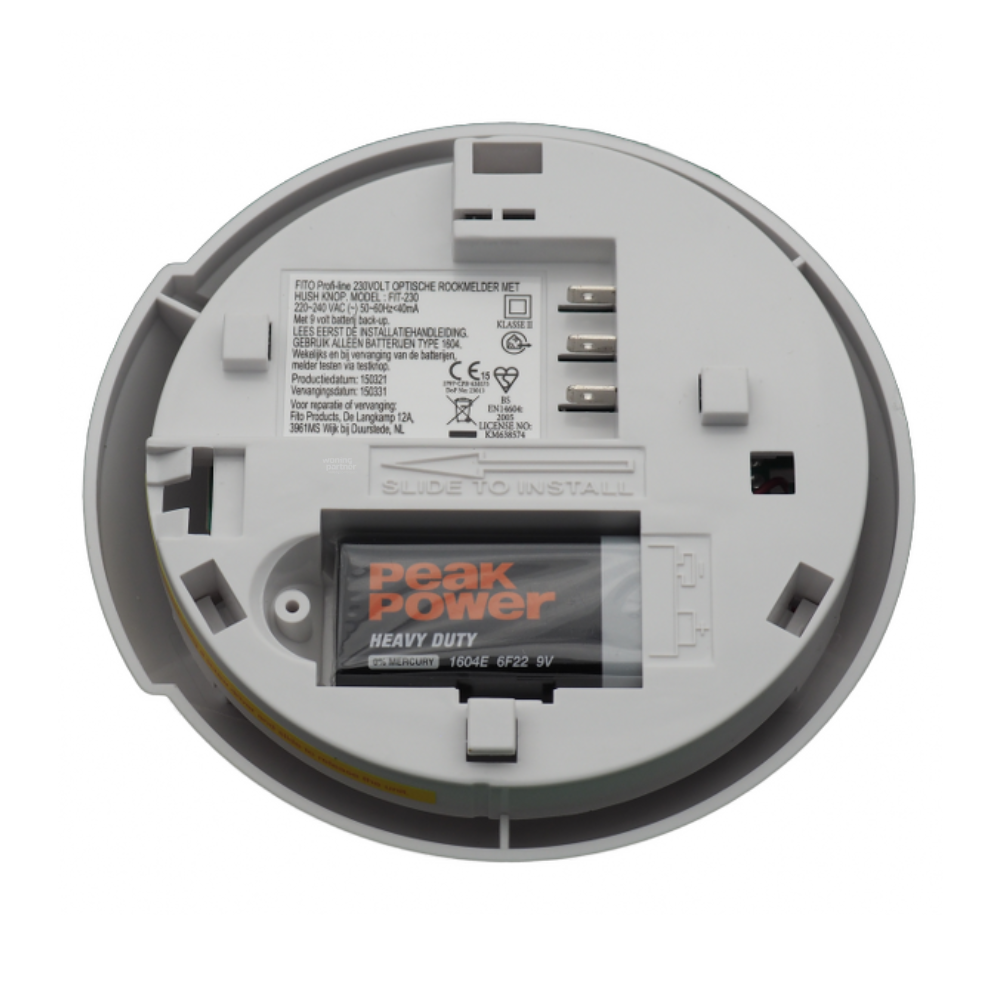 FIT-230 Fito 230volt rookmelder - Afbeelding 3