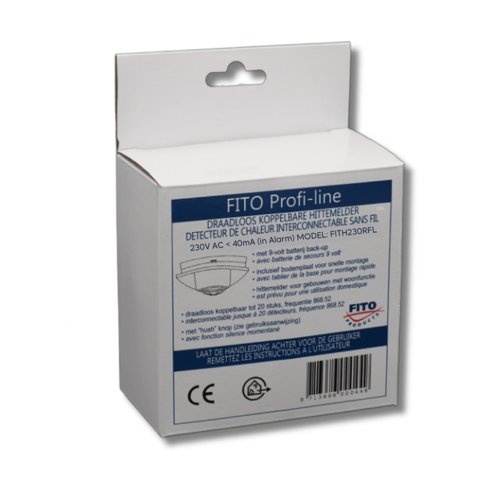 FITH 230RFL Fito 230volt hittemelder | Draadloos koppelbaar 10 jaar - Afbeelding 7