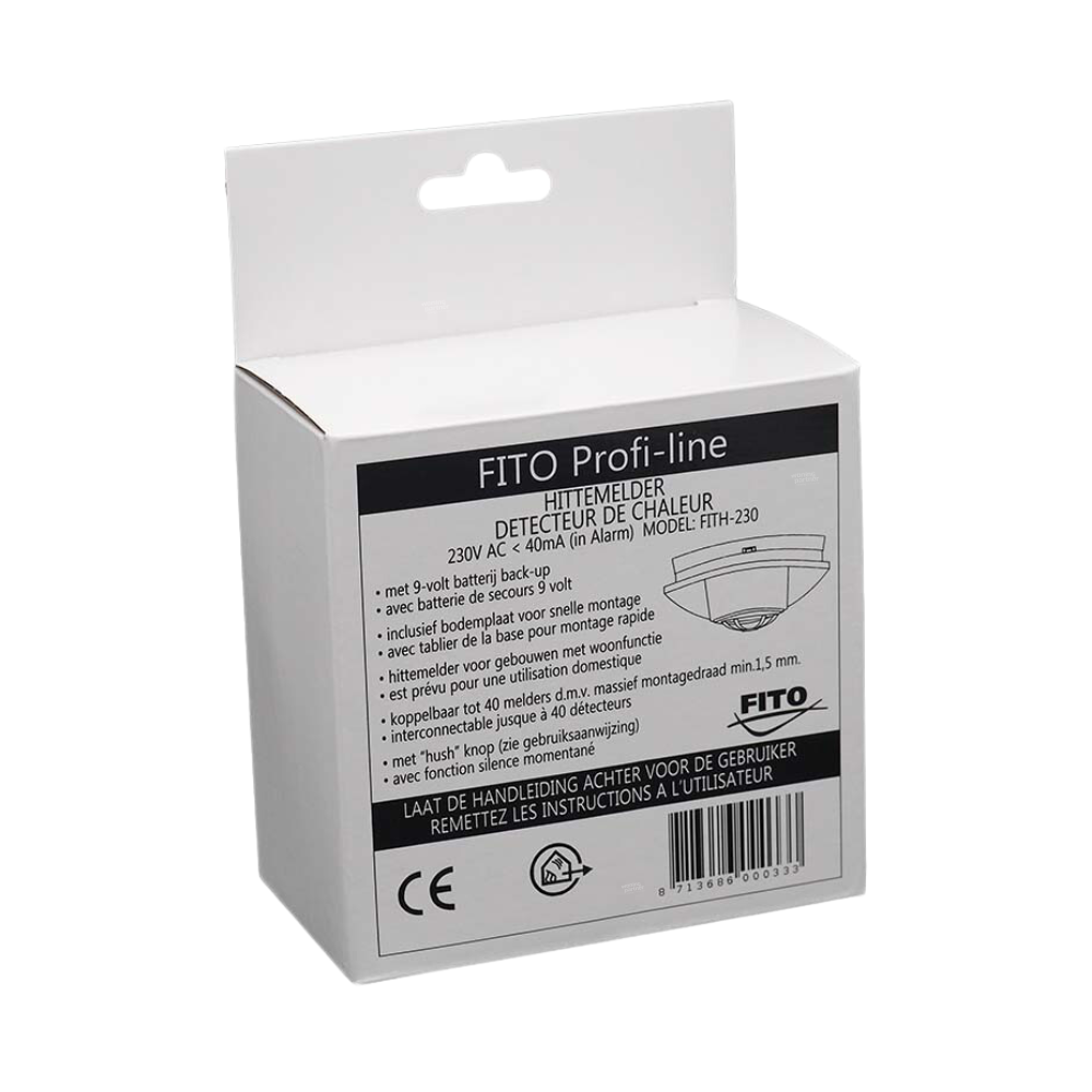 FITH-230 Fito 230volt hittemelder | Koppelbaar - Afbeelding 7