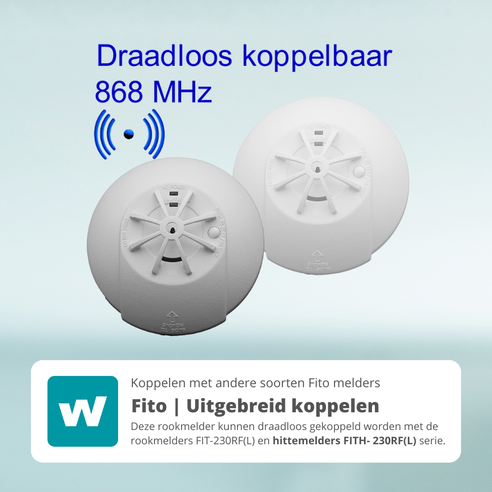 FIT 10YRF Fito rookmelder draadloos koppelbaar | 10 jaar - Afbeelding 11