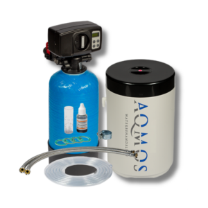 AQMOS BMX-32 waterontharder meterkastmodel compleet met zoutreservoir en aansluitset.