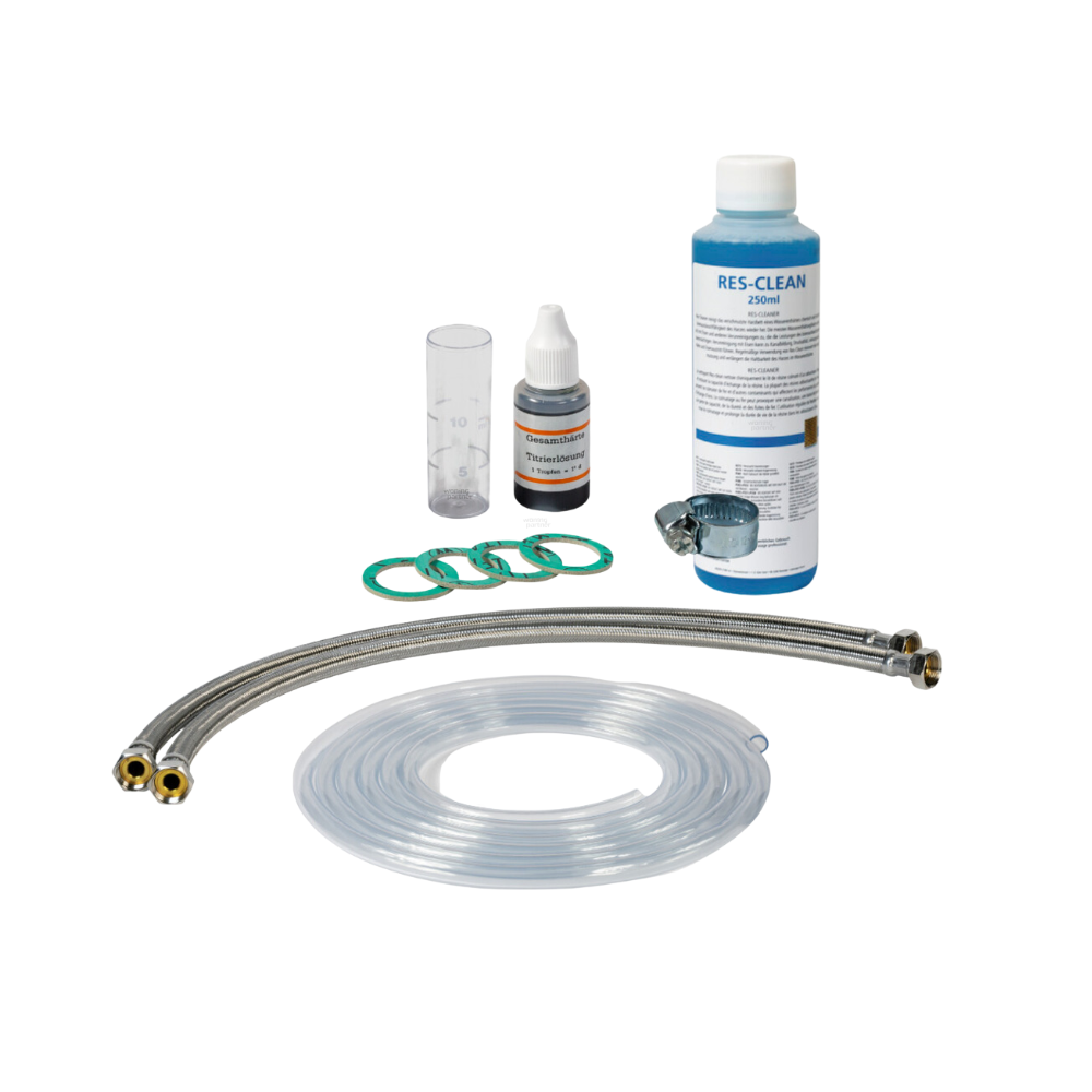 Aqmos R2D2-48 waterontharder aansluitset en test set