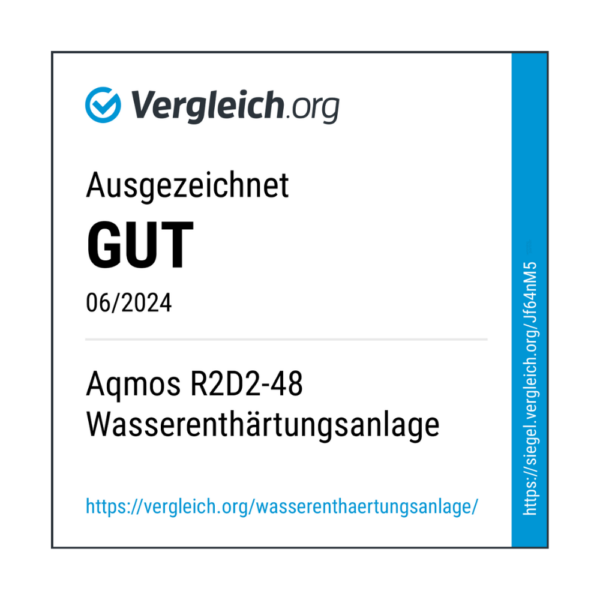 Aqmos R2D2-48 waterontharder certificaat