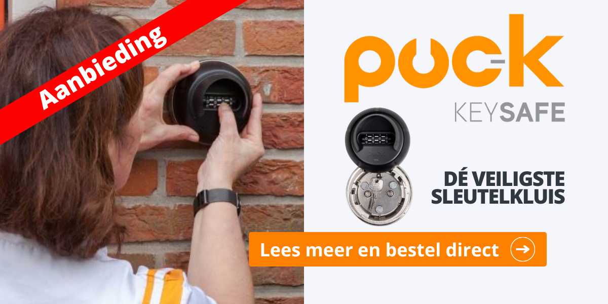 Ga naar de webpagina van Puck KeySafe bij Woningpartner. Alles wat je nodig hebt vind je online en snel in onze webwinkel.