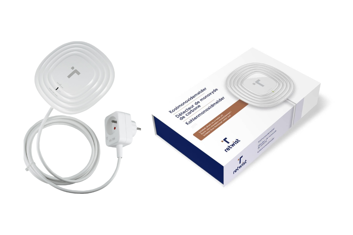 Retwist CO Switch koolmonoxidemelder 230 volt voor cv-ketel kopen bij Woningpartner betrouwbare CO bescherming en automatische uitschakeling