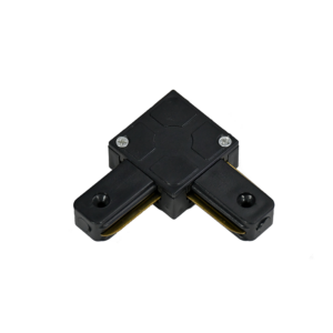 1-fase-rail l-vorm connector LEDMAT  | zwart
