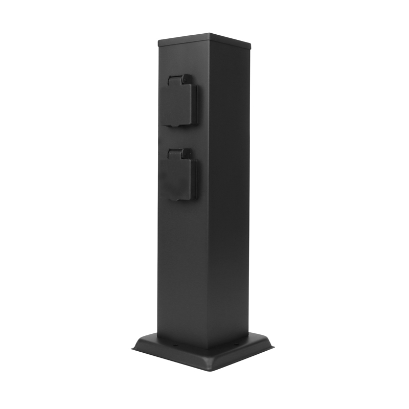 Tuinpaal met 4 stopcontacten LEDMAT