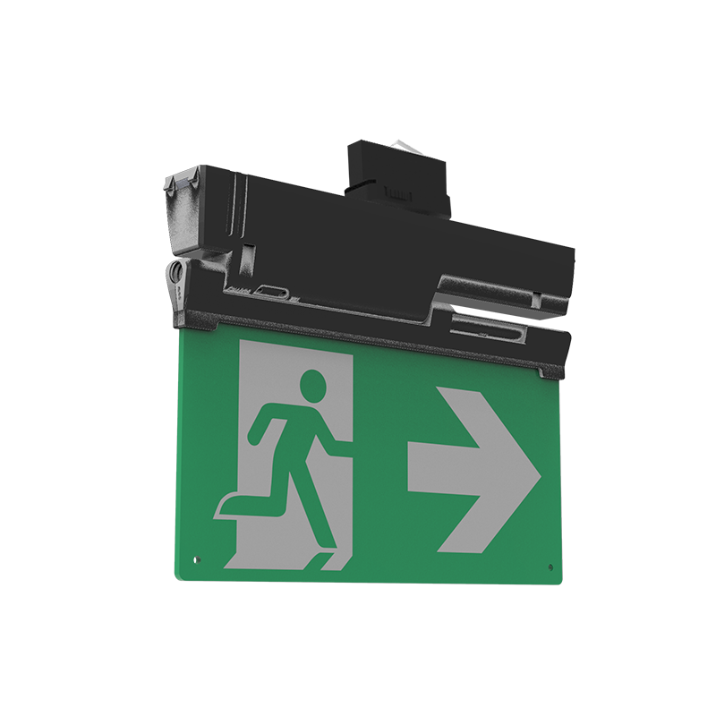 3-fase noodverlichting Mira incl. plaatjes | zwart