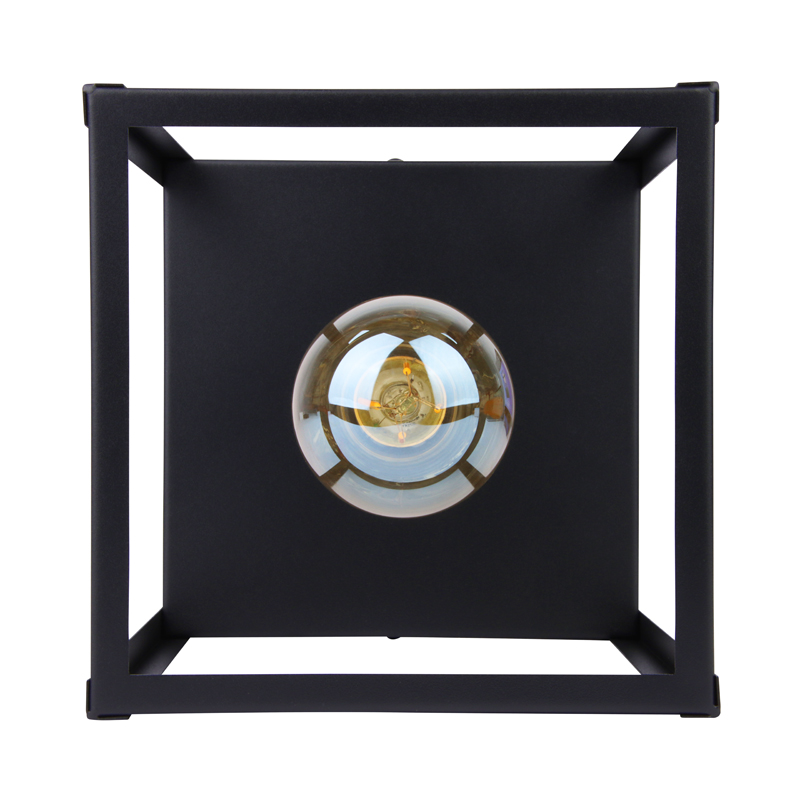 Industriële plafondlamp LEDUXA | vierkant | E27 | zwart - Afbeelding 11