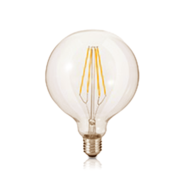 LED filament E27 Globe L | dimbaar | 6,3w | Amber