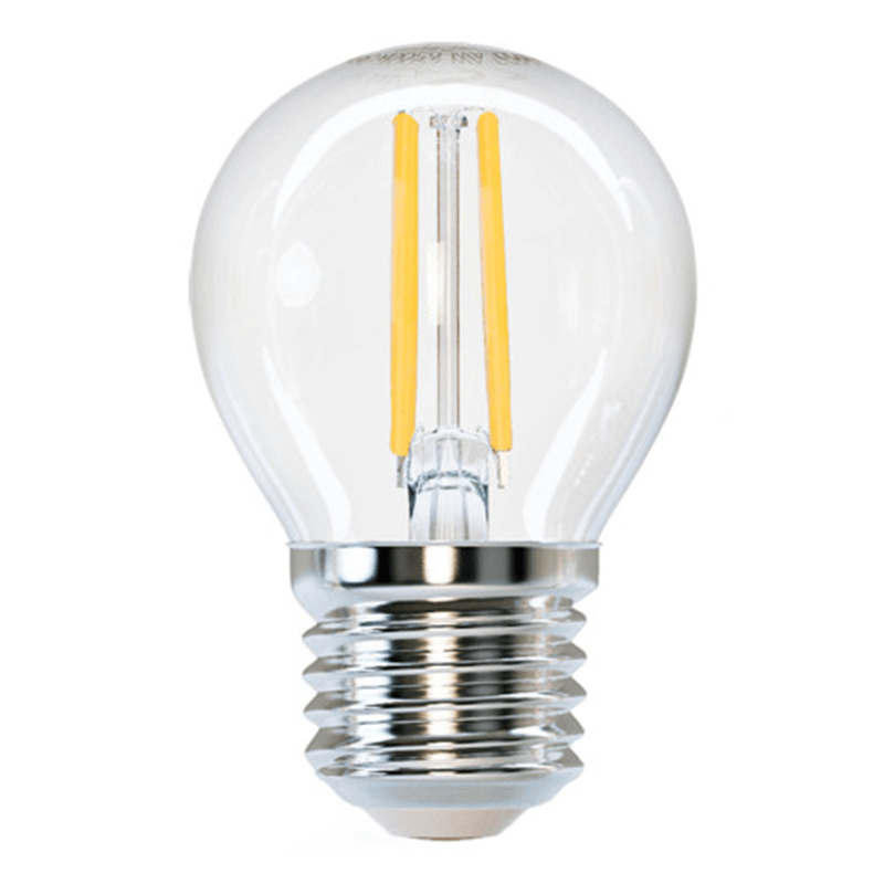 LED filament E27 kogel mini | 1W | clear | 2400K - Afbeelding 4