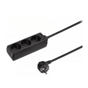 3-voudige tafelcontactdoos LEDMAT | 5m | zwart