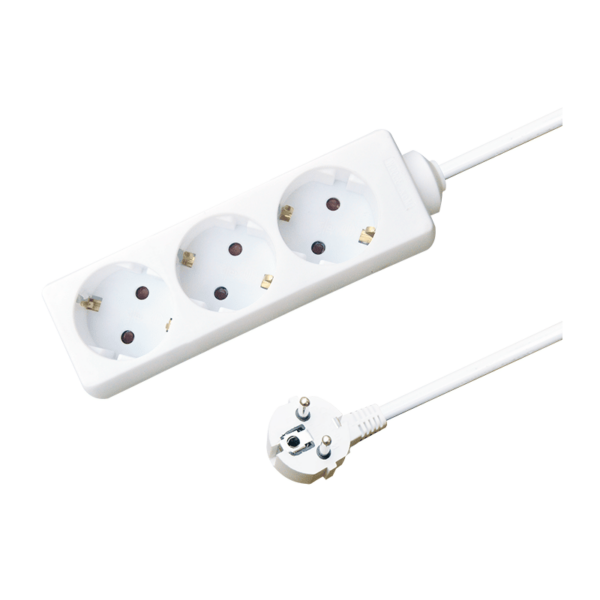 3-voudige tafelcontactdoos LEDMAT | 5m | wit
