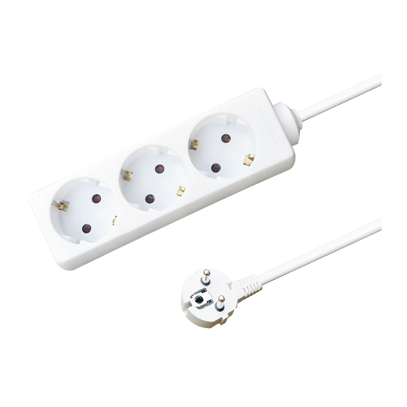 3-voudige tafelcontactdoos LEDMAT | 5m | wit