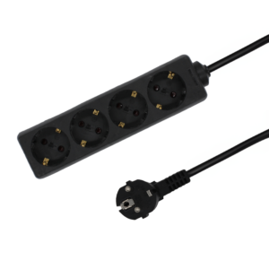 viervoudige-tafelcontactdoos-zwart-3-meter