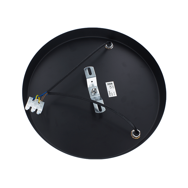 Plafondarmatuur Locaste | Voor 3x GU10 | Rond design | zwart - Afbeelding 3