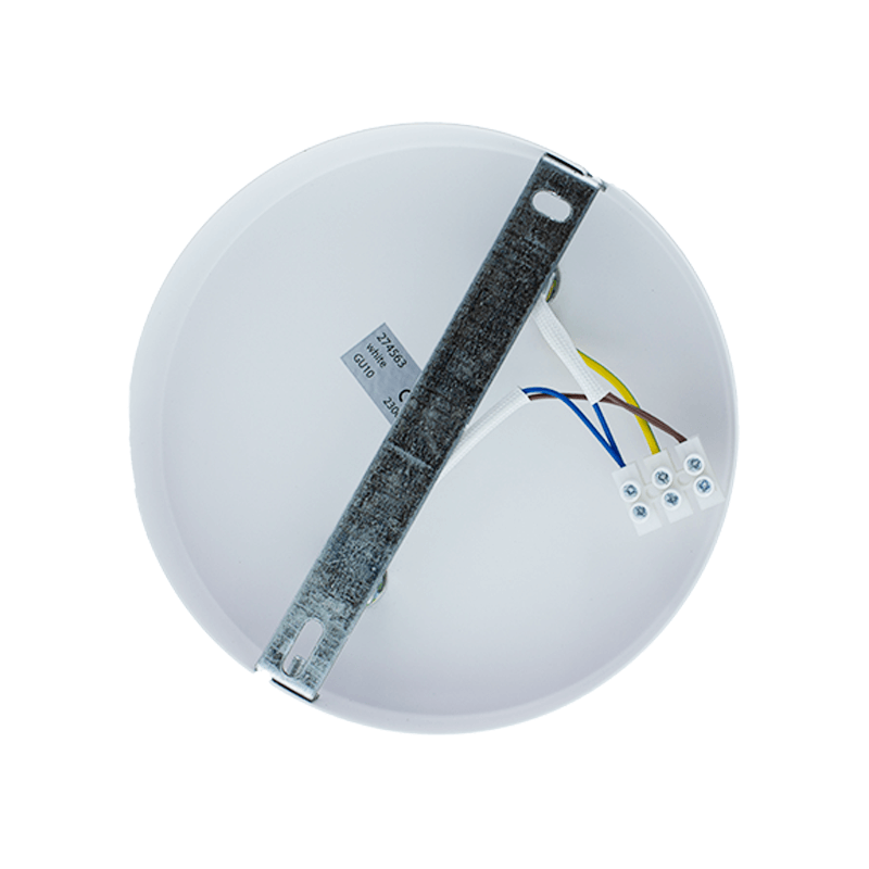 Plafondarmatuur Locaste | Voor 2x GU10 | Rond design | Wit - Afbeelding 3