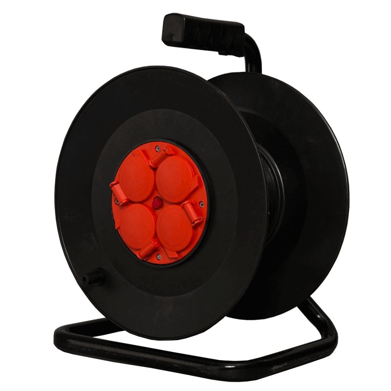 Kabelhaspel 50 meter LEDMAT | met 4 stopcontacten - Afbeelding 4