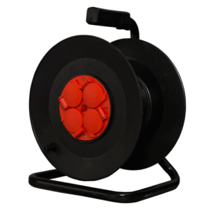 Kabelhaspel 25 meter LEDMAT | met 4 stopcontacten