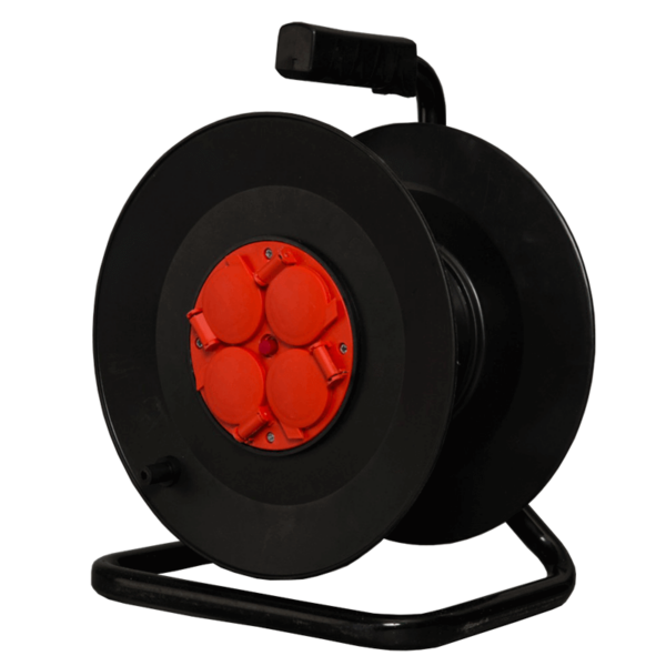 Kabelhaspel 25 meter LEDMAT | met 4 stopcontacten