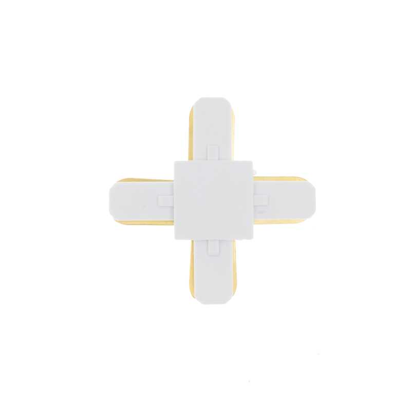 1-fase-rail X-vorm connector LEDMAT | wit - Afbeelding 2