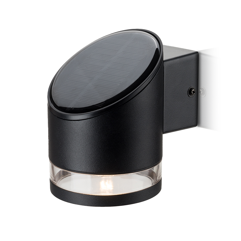 Solar wandlamp met daglichtsensor LEDMAT | 2 watt | zwart